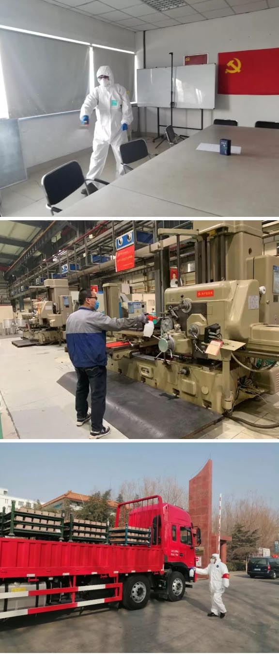 公共區域、生產車間：消毒、消毒、消毒