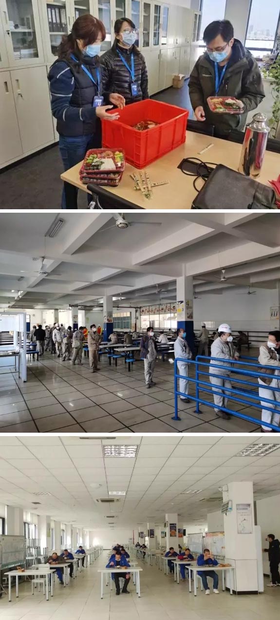 員工就餐：分開、分開、分開